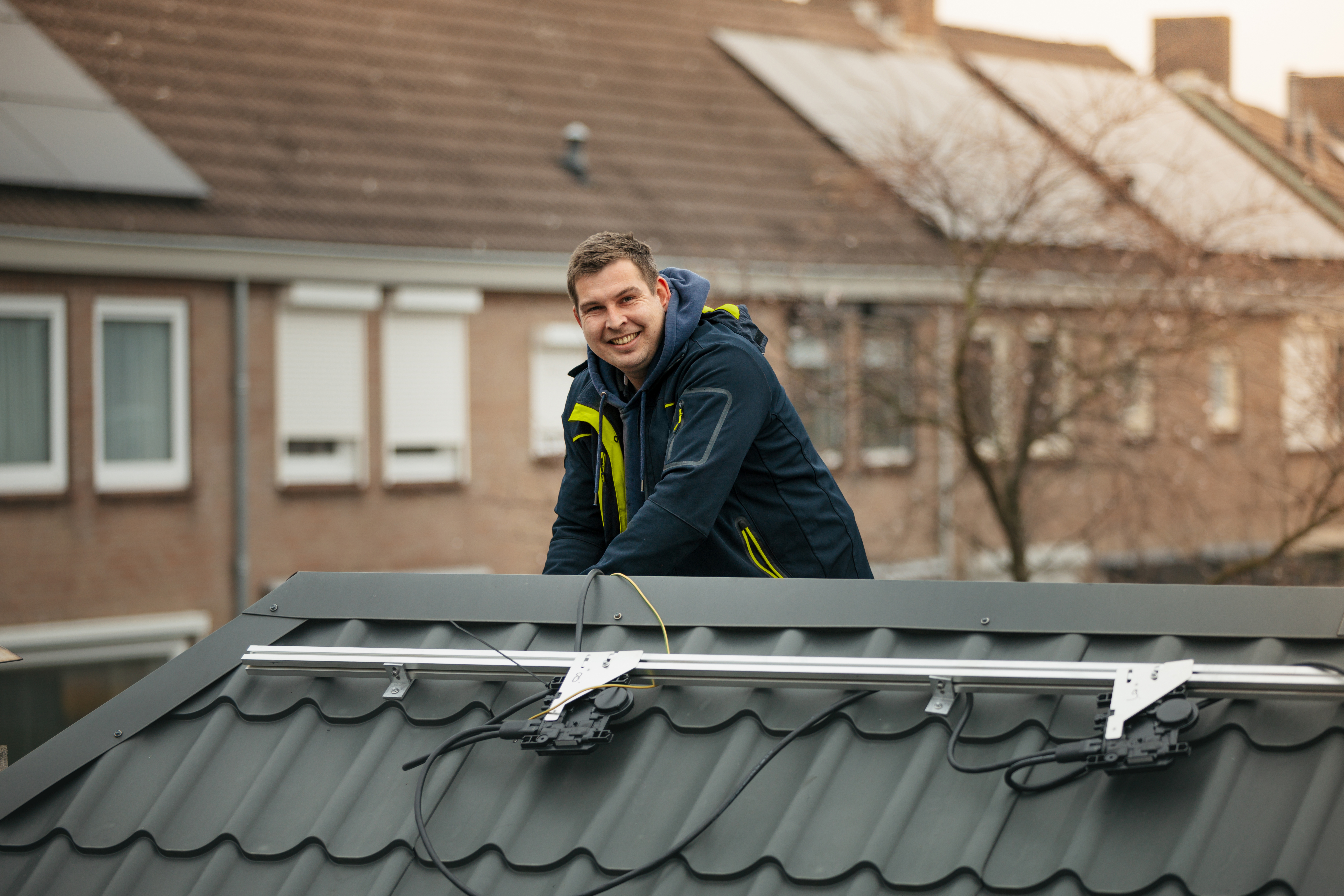 Installatie 10 zonnepanelen
